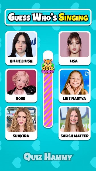 Guess Who's Singing? || Salish Matter, Shakira, Like Nastya & More || Music Quiz #quiz #shorts