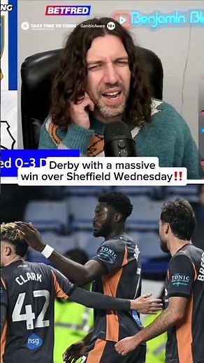 ASSURED Derby County! 🐏 3 Goals, 3 Points vs Sheff Wed!
