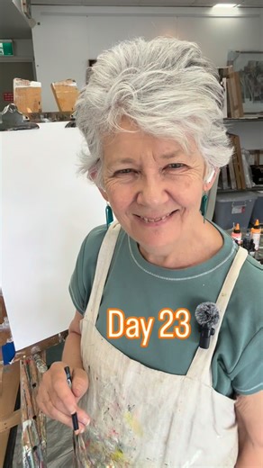 Debbie Mackinnon on Instagram: "Day 23 - T O U C H Y F E E L Y Today I’m drawing a self-portrait, but not by looking – by feeling. This one’s all about tuning in to touch rather than sight. I left any vanity at the door! Three simple steps: – Have a good look at your face in a mirror or on your phone, then put it away – Slowly feel each part of your face - forehead, eyes, nose, mouth, jaw - don’t forget ears and hair and contours of your head. – Draw the shapes you’re actually feeling, without l