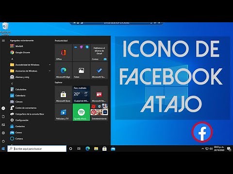 ¿Cómo poner Facebook en la pantalla de inicio?