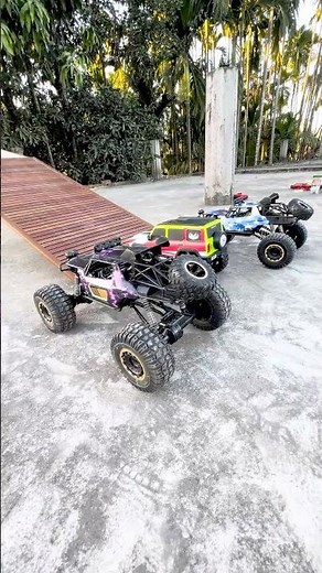 3 Different RC Cars Climbing Into a Megaramp! Epic Ramp Challenge 🚗🔥