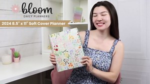 bloom daily planners 2024 (8.5" x 11") Calendar Year Day Planner (January 2024 - December 2024) - Weekly/Monthly Dated Agenda Organizer with Tabs - Celestial
