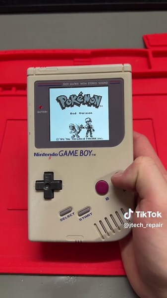 Repairing and Modding a Beat Up OG Gameboy 😌 #gameboy #nintendo #fyp #4u #repair #satisfying #techtok #custom