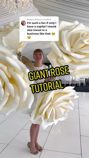 Learn How to Make Giant Roses for Decorations and Business | Easy and Affordable