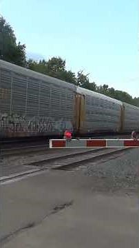 3 big freight trains meet part one.
