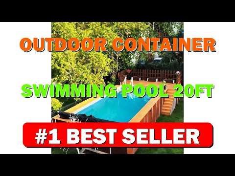 Outdoor Container Swimming Pool 20ft 40ft Prefabricated Modular Backyard Pool for Villa - B0GRV2F563