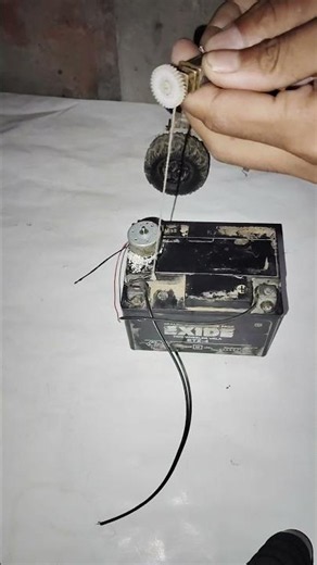 n20 gear motor experiment #shorts #dcmotor #experiment #electronic