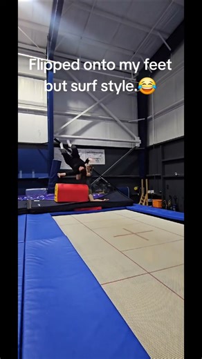 Gymnastics Class Flip Practice