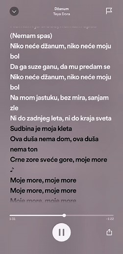 (Džanum)#song #music #spotify #spotifywrapped #speedup #speedsongs #foryoupage #explore #foryou #moremore