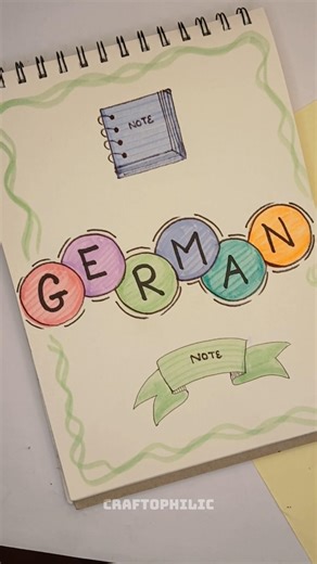 Creative front page design for your notebook 💫 #diy #diyart #art #frontpagedesign #diyart #border