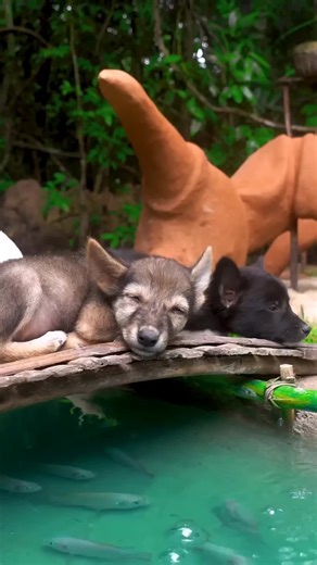 Built a Giant Scorpion House for Rescue Puppies in the Forest!