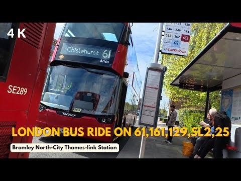 🌼 Spring Marathon Across London: Bromley North to City Thameslink via 61, 161, 129, SL2 & 25