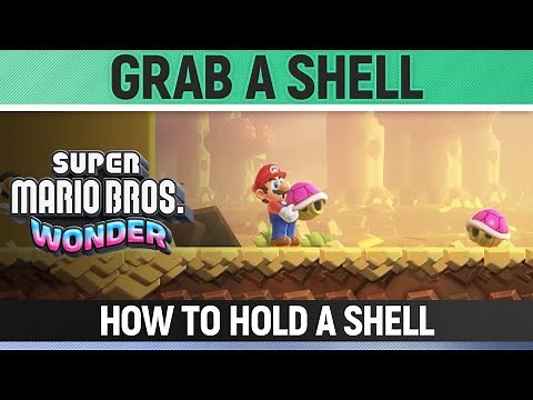 Super Mario Bros. Wonder - How to Grab, Hold and Shoot a Koopa Shell
