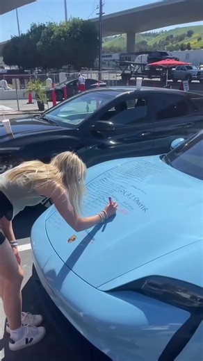 This Expensive Car Is Covered With Names… And One Of Them Could Be Yours 😱