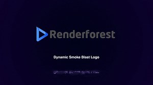 Dynamic Smoke Blast Logo (Widescreen Version)