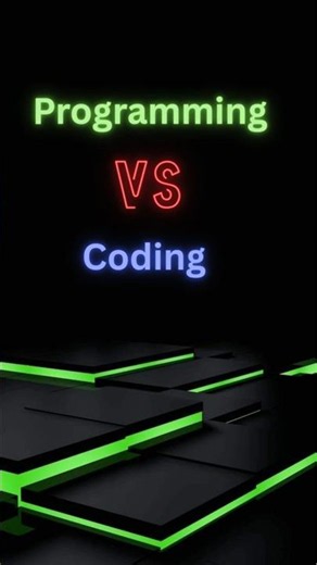 Coding VS programming. #coding