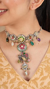 1K views | This unique necklace is an ode to craftsmanship—an...