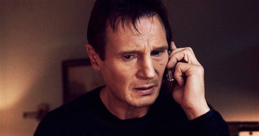 Liam Neeson thought the Taken phone call scene was "cornball"