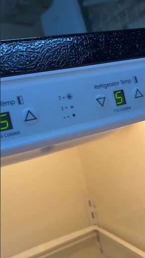Amana refrigerator cooling temperature setting