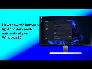 How to Switch Between Light and Dark Mode Automatically on Windows 11