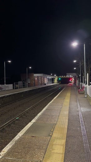 Class 158 let's out a very late 3 tone #trainspotting #train