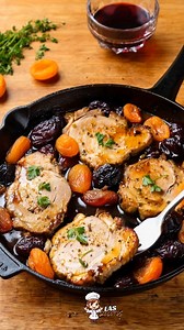 🍖✨ SOLOMILLO DE CERDO CON CIRUELAS Y OREJONES - ¡EL PLATO GOURMET QUE HARÁ HISTORIA EN TU MESA! Receta completa en el comentario 💬 | Sin harina