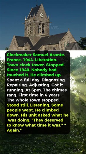 He Fixed the Village Clock Tower — Said the Town Deserved to Know What Time It Was Again