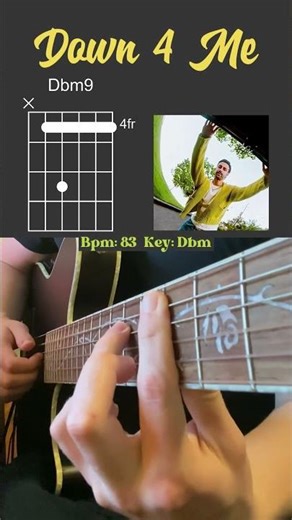 Down 4 Me - Jesse Gold| Guitar Chords | #shorts