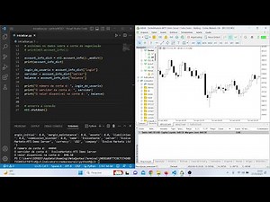 Aprenda usar a integração Metatrader 5 com python - parte 1 - Conectando com a conta de negociação.