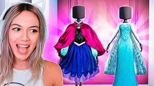 Frozen Dress Challenge in Roblox