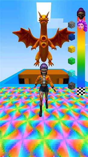 Kpop Demon Vs Squid Game Sky Jump (Part 14) #minecraft #brainrot #animation