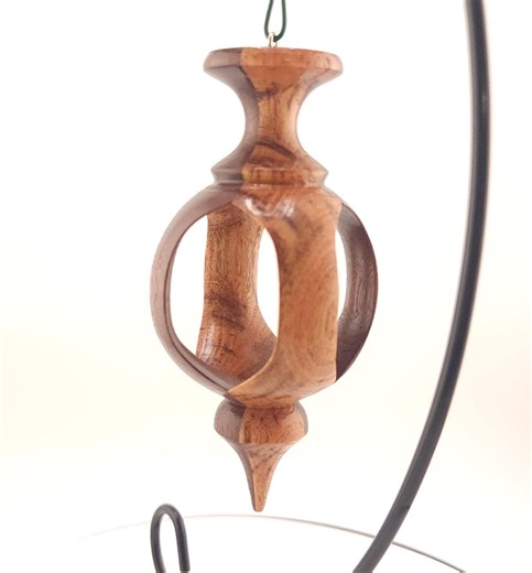 Inside-out Wood Turning Hollow Window Christmas Ornament - Etsy