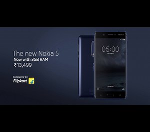 Presenting the new Nokia 5 - where design meets performance. Packed with a 3 GB RAM upgrade, multi-tasking becomes quicker and much more seamless with the Nokia 5. Buy now, exclusively on Flipkart: http://bit.ly/2yd2ReZ #Nokia5 | HMD