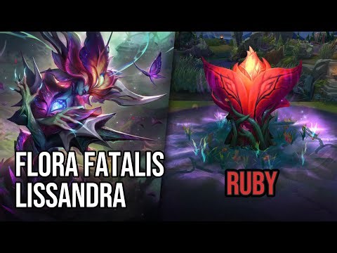Ruby Flora Fatalis Lissandra Skin | League of Legends | Chromas Skin