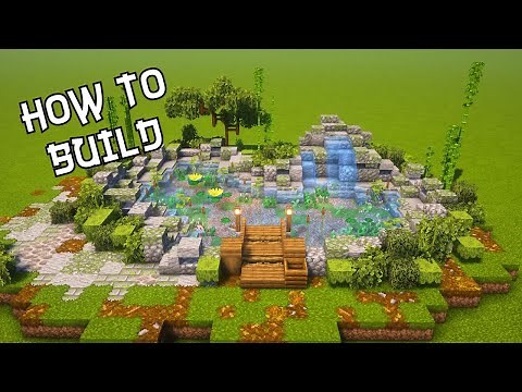 【Minecraft】How to Build a Fish Pond | Build Tutorial