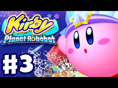 Kirby Planet Robobot - Gameplay Walkthrough Part 3 - Area 3: Overload Ocean! (Nintendo 3DS English)