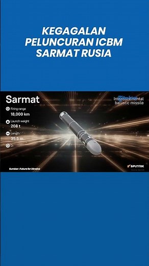Kegagalan Memalukan Rusia, Peluncuran Uji Coba ICBM Sarmat Jatuh ke Daratan Meledak Dahsyat