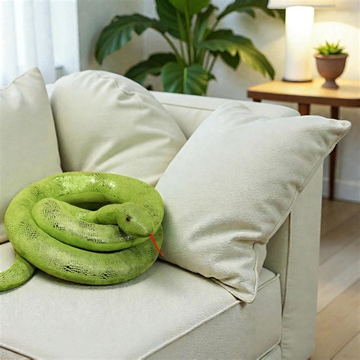 Giant Snake Plush Toy Realistic Long Stuffed Animal Funny Prank Gift for Friends Halloween Spring Summer Room Decor - Etsy
