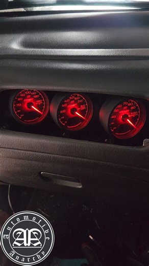 stealth GReddy gauge install