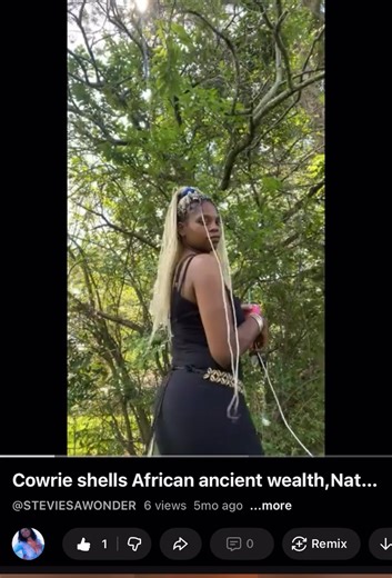 Cowrie shells African ancient wealth,Nature lover,black orchid dress #designer Erika Randolp #shorts
