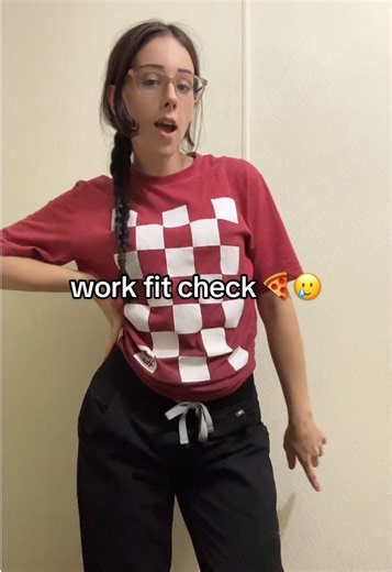 it was storming all day yesterday on my day off so I couldn’t even post any silly lil videos 🥲 but anyway I’m at work & my head hurts, I wanna go home 🥴 off for the next 3 days which would be amazing if I wasn’t broke lol I need more hours & this place ain’t cutting it. Gonna spend my days off looking for a 2nd job or something else entirely bc I’m so so tired of being poor 🥺😭 anyway rant over gotta go make more pizzas yay!! 🍕🍕🍕 #work #rant #ootd #fitcheck #fyp