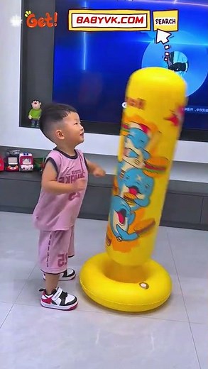 Inflatable Boxing Column: Interactive Fun for Kids of All Ages #ActivePlay