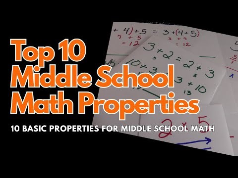 Top 10 Middle School Math Properties