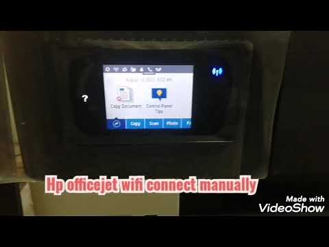 Hp officejet 7740 how can connect wifi......