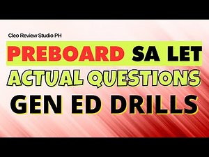 GENED SAMPLE LET BOARD QUESTIONS MUST WATCH