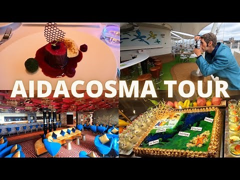 AIDACOSMA Detaillierter Rundgang - ALLE DECKS - ship tour