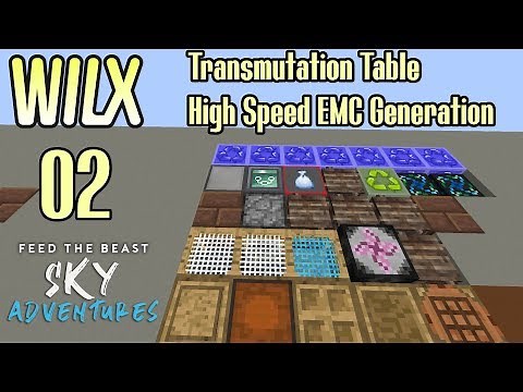 02 - Transmutation Table, High Speed EMC Generation - FTB Sky Adventures