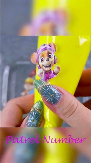 Paw Patrol Slime Rainbow! Skye, Chase & Marshall in Satisfying Clay World 🌈