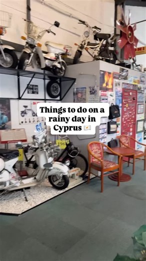 Bored?…. Easy fix! Visit a museum - especially the biggest car museum in Cyprus 🇨🇾 Open daily from 10:00-17:00 😎🏎️ . . . . #cyprusmotormuseum #classiccars #classiccarlovers #weareopen #carlovers #classicrally #vintagevibes #cyprus #limassol #tourism #rainy #day #museum #tour #bored #thingstodo | Cyprus Historic & Classic Motor Museum