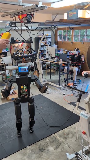 K-Bot teleoperated locomotion